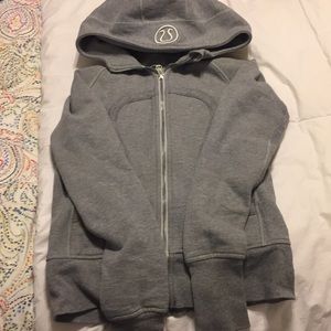 Lululemon Gray Scuba hoodie